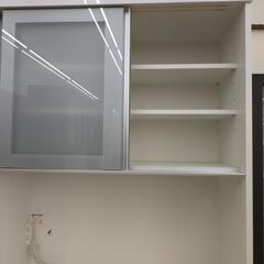★限定SALE20%OFF★《尼崎市/リサイクルショップドリーム次屋店》松田家具 スライド扉オープンボード ホワイト 中古品 ☆尼崎市若王寺☆の画像