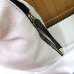 本物 フルラ ソフトレザー 2WAYバッグ ホワイト 保存袋付き USED FURLA 札幌市厚別区 厚別店の画像