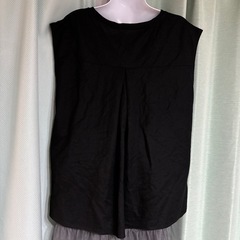 1416.GU AラインTシャツブラックL⭐︎の画像