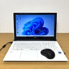 【新品無線マウス付き】NEC LAVIE✨SSD256GB Office2021搭載カメラ付の画像