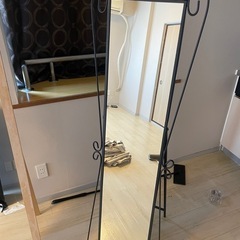 早急　鏡　ハンガーかけの画像
