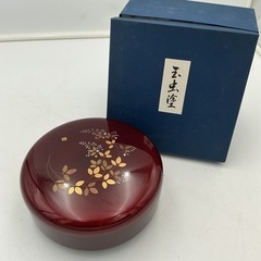 玉虫塗　菓子器の画像