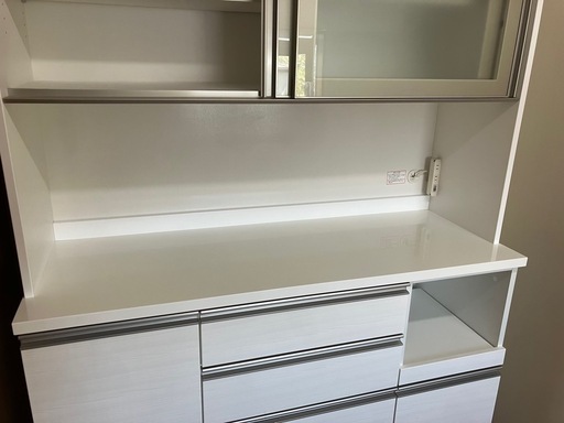 ニトリ組み合わせカップボード （リガーレシリーズ）食器棚 ホワイト