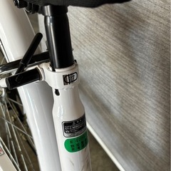 シティサイクル 27インチ ESCORT CITY V 切替なし 白 ホワイト系 自転車 札幌市白石区の画像