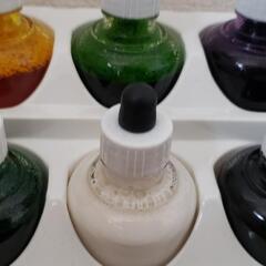 ホルベイン　ドローイング　インク　12色セット　HOLBEIN DRAWING INK 　+おまけ(ホルベイン　透明水彩絵具24色)の画像