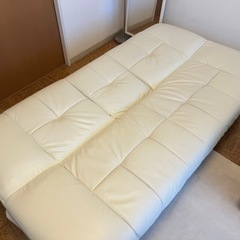 ※問い合わせ多数　ニトリ　ソファーベット(取り扱い説明書付き)の画像