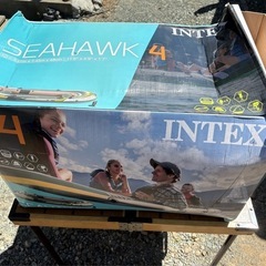 ゴムボート　INTEX SEAHAWK 4(インテックス シーホーク4)　ボート　釣り　　の画像
