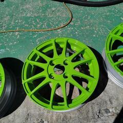 14×4.5j+43 PCD100 アルミホイール再塗装品の画像