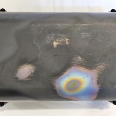 △ バーベキューコンロ焚き口式 バーベキューコンロ 焚き口式 キャンプ アウトドア用品 YBC-50T(B) 鉄板のみ未使用品 使用感あり 現状渡しの画像