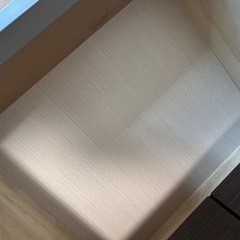 取引中　税込24100円　日本製　クローゼットチェスト タンス 2　押入れ収納  整理ダンス 収納家具 スライドレール 木製  ブラウンの画像