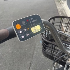 【京都発】京の楽チャリ　電動アシスト自転車　パナソニック　24インチ　白の画像