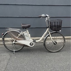 【京都発】京の楽チャリ　電動アシスト自転車　パナソニック　24インチ　白の画像