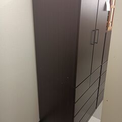 ★リユースのサカイ千葉中央店★期間限定割引有 ニトリ タンス  H185×D58×W80 クリーニング済み TC3931の画像