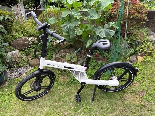 完動】ホンバイクHonbike 電動アシスト自転車 折りたたみ (悠