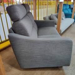 【愛品倶楽部柏店】NITORI ニトリ 2人掛けソファ コンパクトサイズ Nポケット 幅130cm ヘッドレスト2個&クッション1個の画像