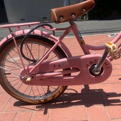 HACCI キッズ用自転車　18インチ　ピンクの画像