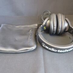 audio-technica ATH-M30x ヘッドフォン ポーチ付き/簡易音出し確認済み・中古品・現状渡し/オーディオテクニカの画像