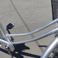 26インチ 🚲 中古 自転車 9,480円 🔁3段切替 🔑鍵新品 💡ライト付 新規防犯登録料コミ 848の画像