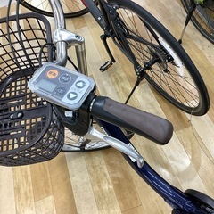 【トレファク　ラパーク岸和田店】電動アシスト自転車　Panasonic 20インチ　BE-FL031G226G60388 ネイビーの画像