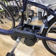 【トレファク　ラパーク岸和田店】電動アシスト自転車　Panasonic 20インチ　BE-FL031G226G60388 ネイビーの画像