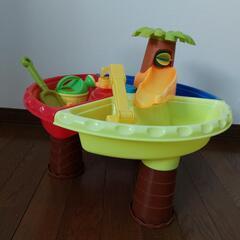 ウォーターテーブル　砂遊びの画像