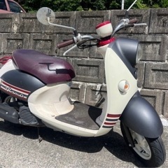 【商談中】希少 美品 実働 BT新品 バリ溝 ヤマハ SA54J ビーノデラックス 4スト 原付 バイク スクーターの画像