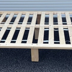 シングル　すのこベッドフレームの画像