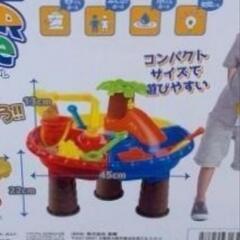 ウォーターテーブル　砂遊びの画像