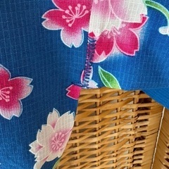 浴衣地の子供用の作務衣120サイズくらいの画像