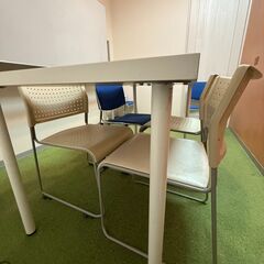 【2台セット】大型テーブル｜学校・ご家庭・塾に最適｜脚取り外し可の画像