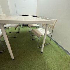 【2台セット】大型テーブル｜学校・ご家庭・塾に最適｜脚取り外し可の画像