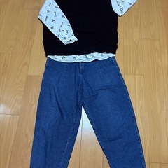 メンズ300円均一祭！！【ワイドジーンズ】の画像