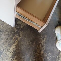 3段チェスト、白、美品、９０ｘ４５ｘ８０の画像