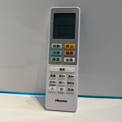 163　Hisense　2024年製エアコン　6～8畳用　整備済み　分解洗浄済みの画像