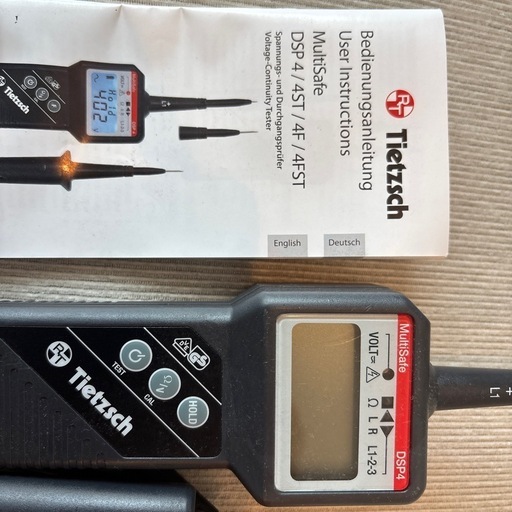 Tietzsch DSP-4 電圧テスター & Socket see SP200
