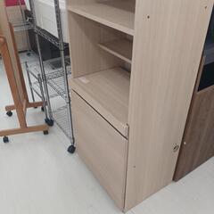 【ドリーム尾浜店】スリムライディングデスク　パモウナ　NA　※使用感あり　高さ(H)173×幅 (W)59.5×奥行(D)43.5(cm)の画像