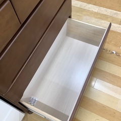 【トレファク　ラパーク岸和田店】ハイチェスト　ブラウン　の画像