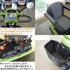 お買い得8.8万円 2012年製 マイピア スマートBT4 音声案内♪LED球♪グリーン/動作良好★電動四輪車いす/シニアカー/セニアカー★全国発送可能/松山市内無料配送★愛媛県松山市よりの画像