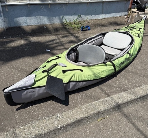お引取り限定 組立確認済 アドバンスドエレメンツ グリーンキングフィッシャー2 インフレータブルカヤック US-1021 2人乗り