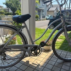 26インチ　　あさひ　ギヤ付きオートライト自転車の画像