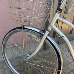 26インチ　　あさひ　ギヤ付きオートライト自転車の画像