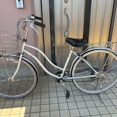 26インチ　　あさひ　ギヤ付きオートライト自転車の画像