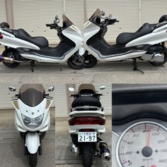 ⭐️マジェスティC250⭐️カスタムパーツ多数^_^自賠責3年付❗️バッテリー・シート・プラグなど新品交換済みで快調⭐️250ccビッグスクーター⭐️の画像