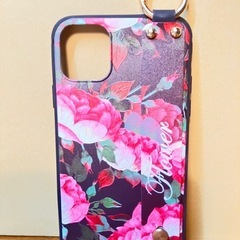 iPhone11 Pro Max用の花柄のスマートフォンケース　新品　未使用の画像