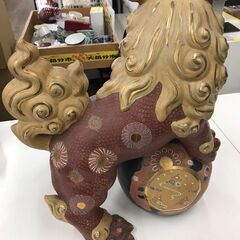 【ジャングルジャングル広陵店】　置物　シーサー　守り神　魔除け　の画像