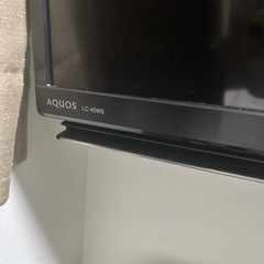 AQUOS LC-40W5 フルハイビジョンの画像