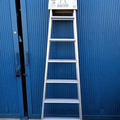 ★八5906《未使用品》アルインコ　はしご兼用脚立　MR-210WD   折りたたんだ状態で約210㎝   はしごの長さ422㎝  最大使用質量100kgの画像