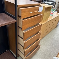 リユースのサカイ東金店 ハイチェスト ※天板はがれあり TJ13440の画像