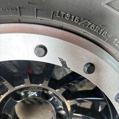 ランクル等に315/75Ｒ16タイヤアルミセットの画像
