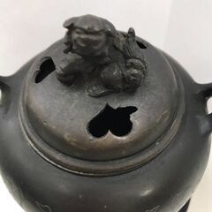 【ジャングルジャングル広陵店】香炉　シーサー　木箱付き　の画像